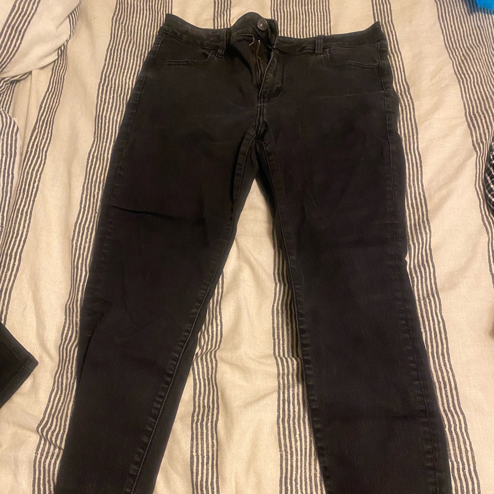 American Eagle black jeans.